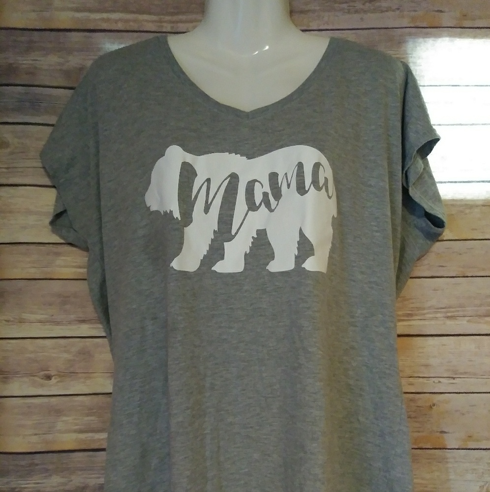 Mama Bear V-Neck Shirt